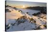 View of the Pico De La Nieve, Caldera De Taburiente, Island La Palma, Canary Islands, Spain-Rainer Mirau-Stretched Canvas