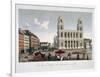 View of the Place De L'Eglise Saint-Sulpice-Courvoisier and Bocquet-Framed Giclee Print