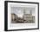 View of the Place De L'Eglise Saint-Sulpice-Courvoisier and Bocquet-Framed Giclee Print