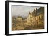 View of the Place De L'Hotel De Ville, Saint-Omer, 1832-Charles Goureau-Framed Giclee Print