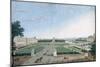 View of the Place Louis XV and the Jardin des Tuileries, 1815-30-Henri Courvoisier-Voisin-Mounted Giclee Print