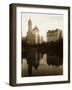 View of the Plaza Hotel, the Savoy Hotel and the Sherry-Netherland Hotel Reflected in the Water-null-Framed Photographic Print