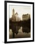 View of the Plaza Hotel, the Savoy Hotel and the Sherry-Netherland Hotel Reflected in the Water-null-Framed Photographic Print