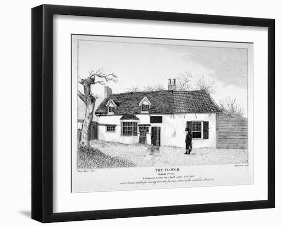 View of the Plough Inn, Kensal Green, London, C1820-Robert Banks-Framed Giclee Print