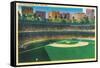 View of the Polo Grounds - New York, NY-Lantern Press-Framed Stretched Canvas