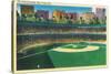 View of the Polo Grounds - New York, NY-Lantern Press-Stretched Canvas
