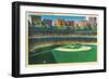 View of the Polo Grounds - New York, NY-Lantern Press-Framed Art Print