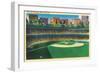 View of the Polo Grounds - New York, NY-Lantern Press-Framed Art Print