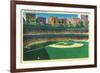 View of the Polo Grounds - New York, NY-Lantern Press-Framed Art Print