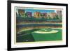 View of the Polo Grounds - New York, NY-Lantern Press-Framed Art Print