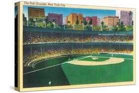 View of the Polo Grounds - New York, NY-Lantern Press-Stretched Canvas