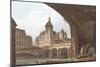 View of the Pont-Au-Change, the Tour De L'Horloge and the Conciergerie, C.1805-John Claude Nattes-Mounted Giclee Print