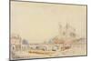 View of the Pont De La Tournelle and Notre-Dame De Paris-Albert-Charles Lebourg-Mounted Giclee Print