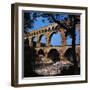 View of the Pont Du Gard-Philip Gendreau-Framed Photographic Print