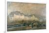 View of the Pont Neuf and the Ile De La Cite, Paris, Late 19Th/Early 20th Century-Albert Lebourg-Framed Giclee Print