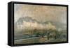 View of the Pont Neuf and the Ile De La Cite, Paris, Late 19Th/Early 20th Century-Albert Lebourg-Framed Stretched Canvas