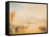 View of the Pont Neuf, Paris-J. M. W. Turner-Framed Stretched Canvas