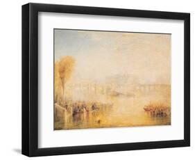 View of the Pont Neuf, Paris-J. M. W. Turner-Framed Giclee Print