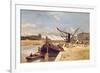 View of the Pont Royal, Paris-Johan-Barthold Jongkind-Framed Giclee Print