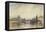 View of the Pont Royal-William Callow-Framed Stretched Canvas