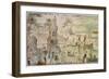 View of the Port, Early 17th Century-Louis de Caullery-Framed Giclee Print