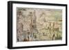 View of the Port, Early 17th Century-Louis de Caullery-Framed Giclee Print