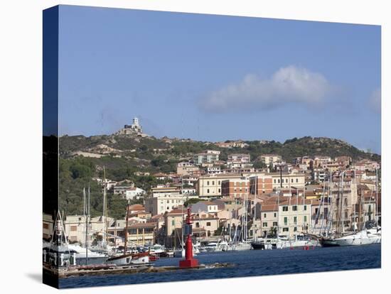 View of the Port, La Maddalena, Maddalena Islands, Sardinia, Italy, Mediterranean, Europe-Oliviero Olivieri-Stretched Canvas