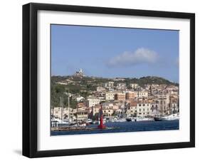 View of the Port, La Maddalena, Maddalena Islands, Sardinia, Italy, Mediterranean, Europe-Oliviero Olivieri-Framed Photographic Print