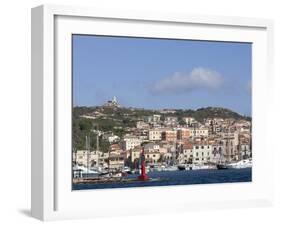 View of the Port, La Maddalena, Maddalena Islands, Sardinia, Italy, Mediterranean, Europe-Oliviero Olivieri-Framed Photographic Print