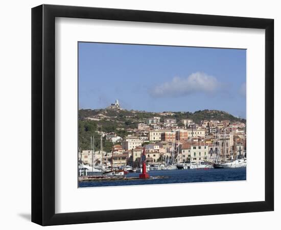 View of the Port, La Maddalena, Maddalena Islands, Sardinia, Italy, Mediterranean, Europe-Oliviero Olivieri-Framed Photographic Print