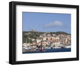 View of the Port, La Maddalena, Maddalena Islands, Sardinia, Italy, Mediterranean, Europe-Oliviero Olivieri-Framed Photographic Print