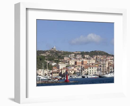 View of the Port, La Maddalena, Maddalena Islands, Sardinia, Italy, Mediterranean, Europe-Oliviero Olivieri-Framed Photographic Print