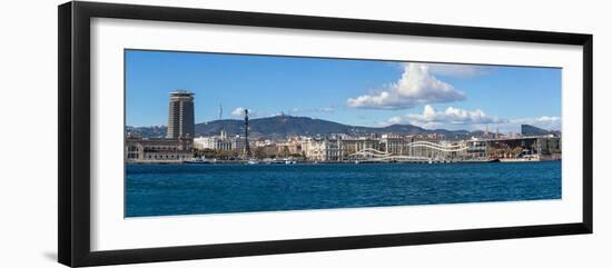 View of the Port of Barcelona, Barcelona, Catalonia, Spain-null-Framed Photographic Print