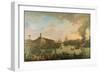 View of the Port of Brest from the Covered Docks in 1795, 1795-Jean-Francois Hue-Framed Giclee Print