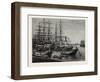 View of the Port of Calcutta, India-null-Framed Giclee Print