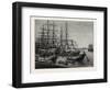 View of the Port of Calcutta, India-null-Framed Giclee Print