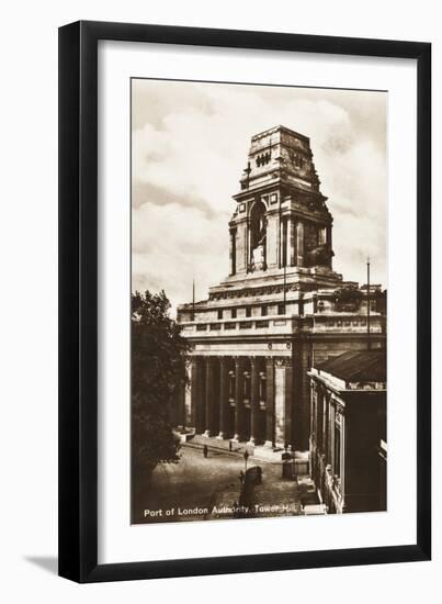 View of the Port of London Authority Building, Tower Hill, London, C1930-null-Framed Photographic Print