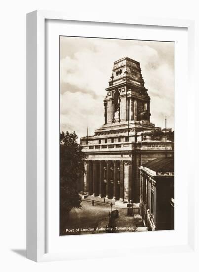 View of the Port of London Authority Building, Tower Hill, London, C1930-null-Framed Photographic Print