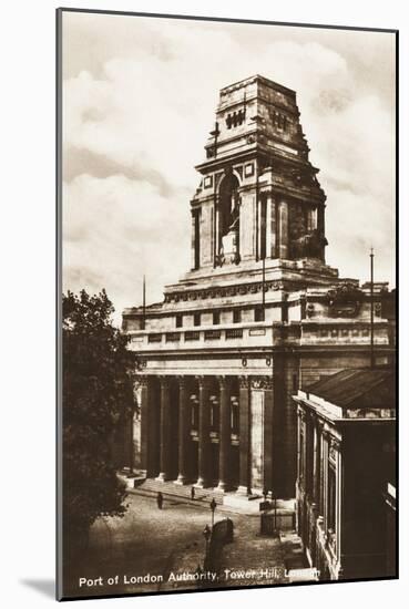 View of the Port of London Authority Building, Tower Hill, London, C1930-null-Mounted Photographic Print