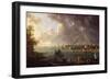 View of the Port of Lorient-Jean-Francois Hue-Framed Giclee Print