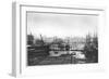 View of the Port of Marseilles, Late 19th Century-null-Framed Giclee Print