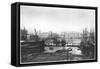 View of the Port of Marseilles, Late 19th Century-null-Framed Stretched Canvas