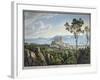 View of the Port of Messina, C.1900-Louis-Francois Cassas-Framed Giclee Print