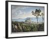 View of the Port of Messina, C.1900-Louis-Francois Cassas-Framed Giclee Print