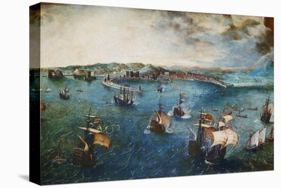 View of the Port of Naples, Ca, 1560-Pieter Bruegel the Elder-Stretched Canvas