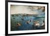 View of the Port of Naples, Ca, 1560-Pieter Bruegel the Elder-Framed Giclee Print