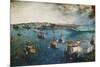 View of the Port of Naples, Ca, 1560-Pieter Bruegel the Elder-Mounted Giclee Print