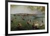 View of the Port of Naples, circa 1550-69-Pieter Bruegel the Elder-Framed Giclee Print