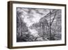 View of the Port of Ripa Grande-Giovanni Battista Piranesi-Framed Giclee Print