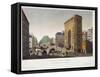 View of the Porte Saint-Denis-Blanchard and Courvoisier-Framed Stretched Canvas